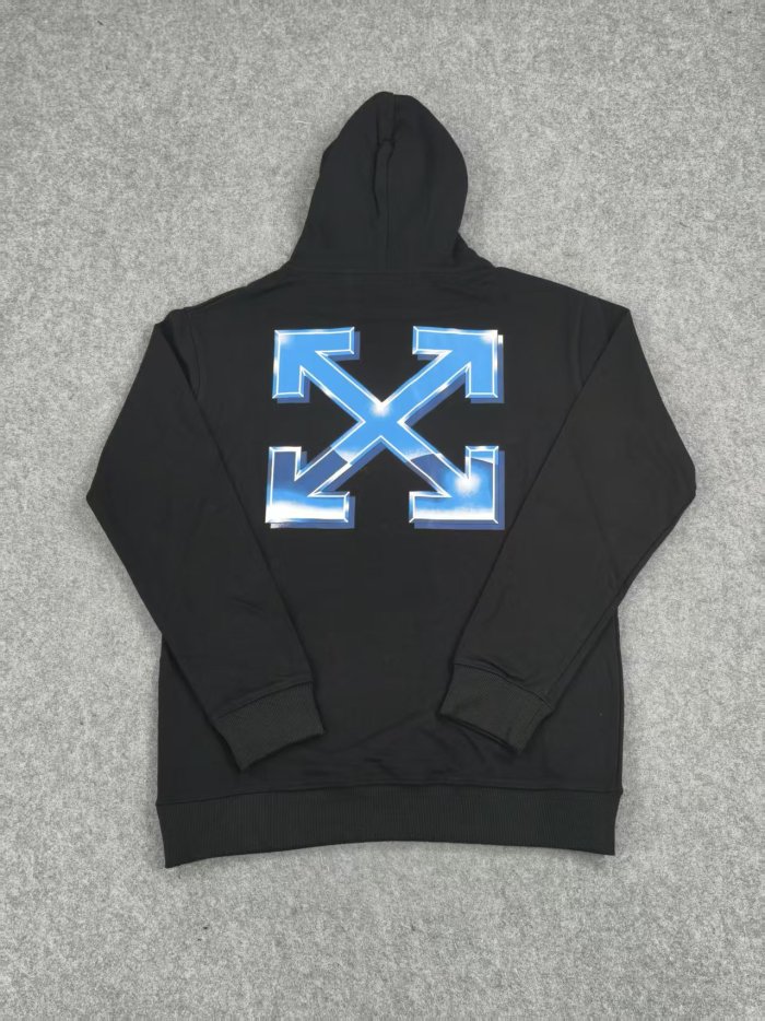 [buy more save more] Blue Square Diagonal Arrow hoodie