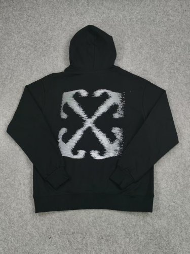 [buy more save more]Silver Square Diagonal Arrow hoodie