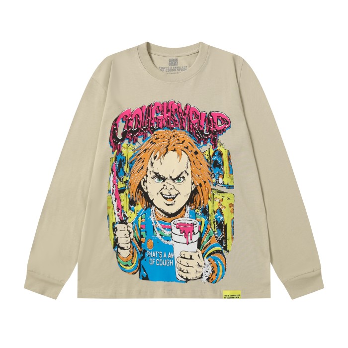 Prank Kids Printed Print Long Sleeve T-Shirt 2 colors 28673492