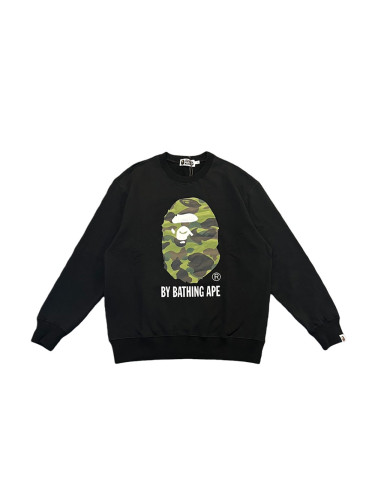 1:1 quality version Camouflage Ape Head Print Crew Neck Pullover Sweatshirt 2 colors 28675074