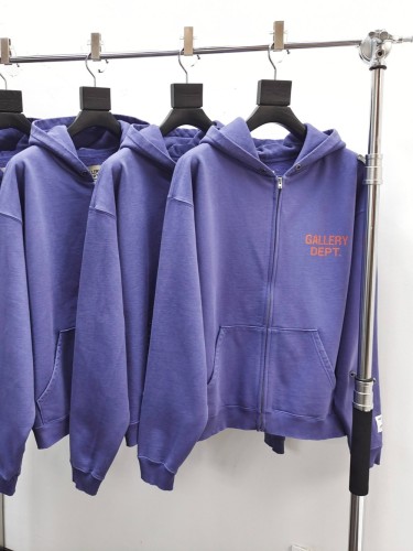 [Big & Tall for weights up to 260 lbs]1:1 quality version Front and Back Letter Logo Zipper Hoodie 2 colors 28675259