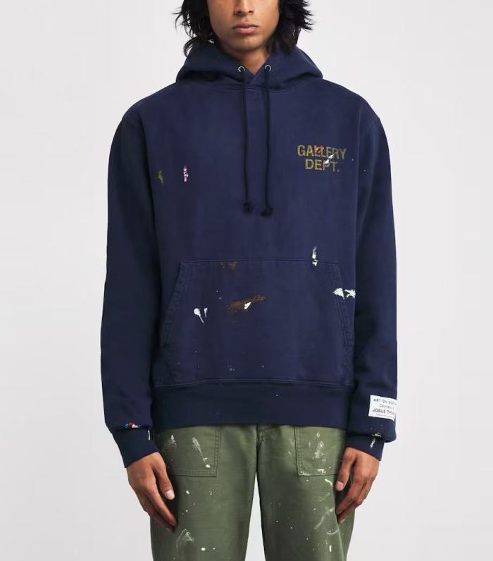 [Big & Tall for weights up to 260 lbs]1:1 quality version Yellow Letter Hand-Painted Hoodie 28675092