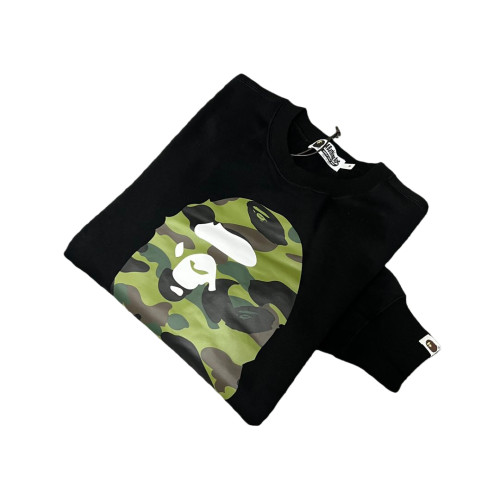 1:1 quality version Camouflage Ape Head Print Crew Neck Pullover Sweatshirt 2 colors 28675074