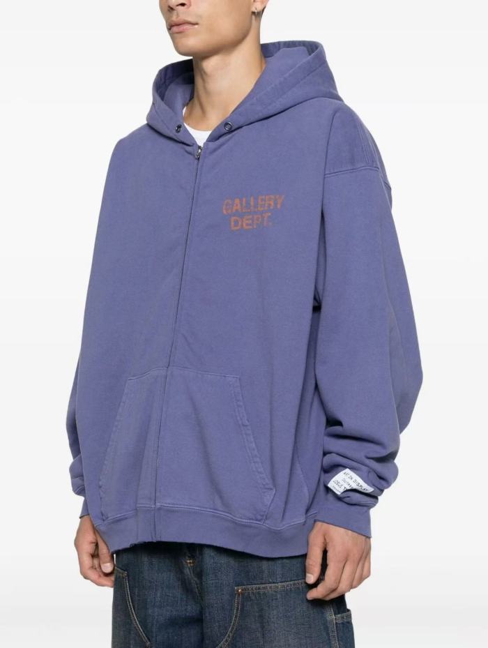 [Big & Tall for weights up to 260 lbs]1:1 quality version Front and Back Letter Logo Zipper Hoodie 2 colors 28675259