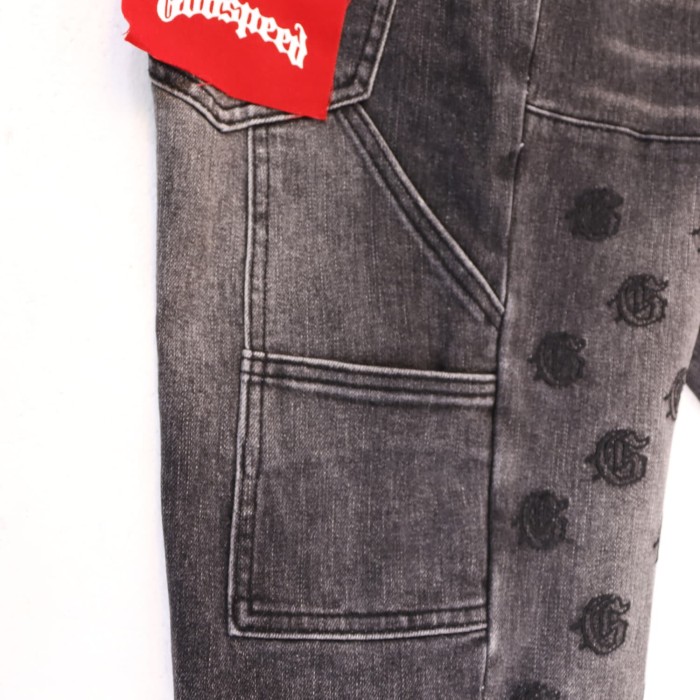 Embroidered Logo Multi-Pocket Jeans 3 colors 28680574