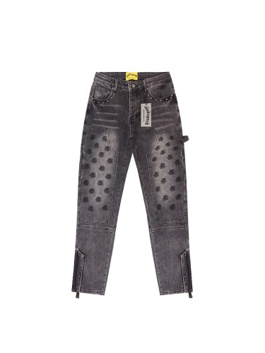 Embroidered Logo Multi-Pocket Jeans 3 colors 28680574