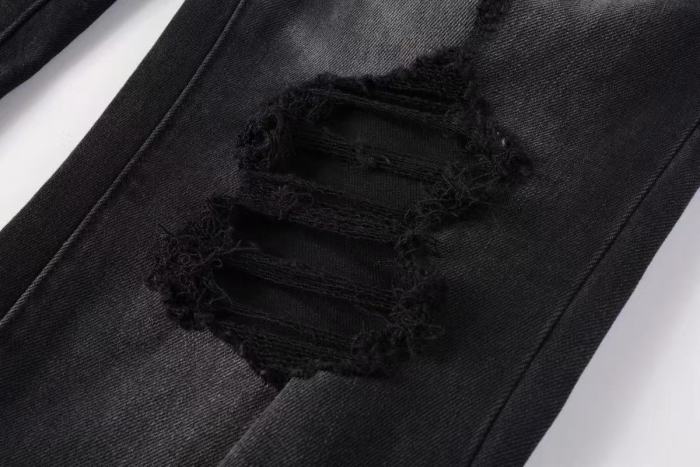 1:1 quality version big holes in the knees jeans 28681639