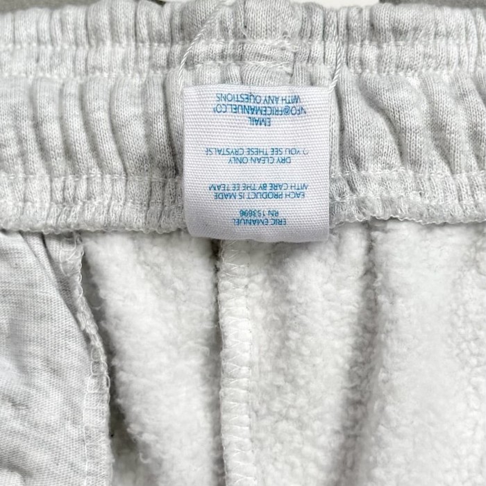 1:1 quality version Colorful Diamonds Logo Gray Hoodie & Pants Set 28685199