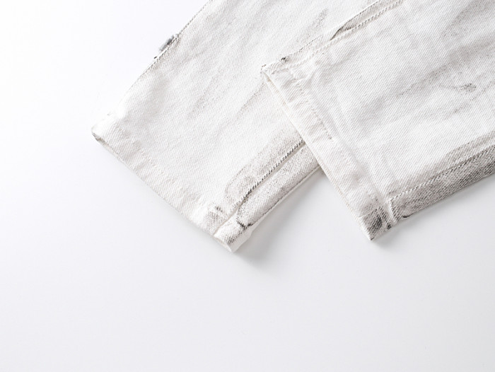 [50% Off]Purple Brand Distressed White Jeans 28684971