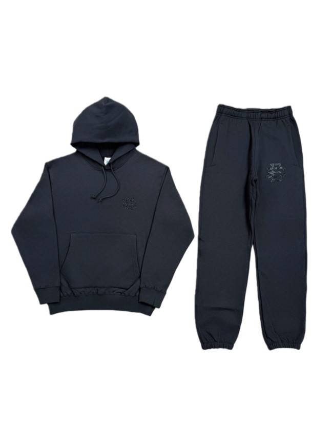 1:1 quality version Black Diamond Black Hoodie & Pants Set 28685187