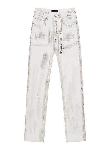 Distressed White Jeans 28684971