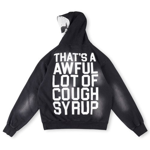 Skull Bone Embroidered Hoodie 28687417