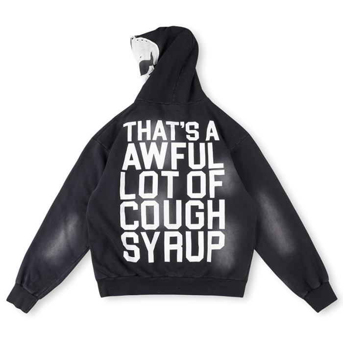 Skull Bone Embroidered Hoodie 28687417