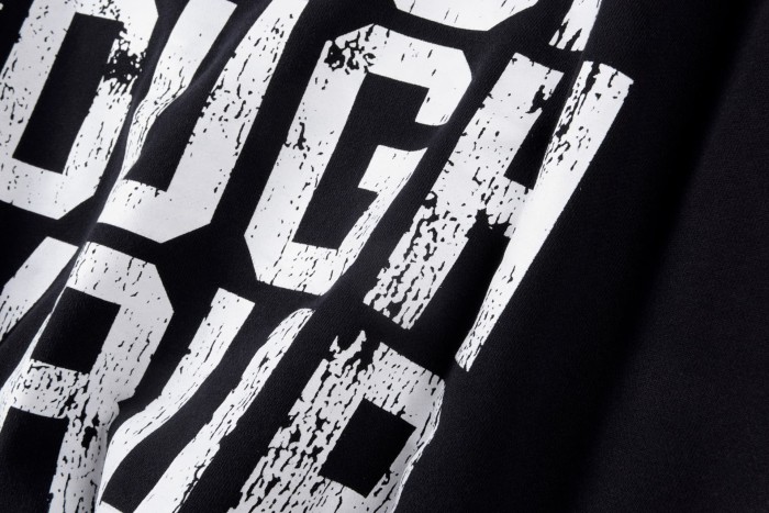 Letter Print Washed Version Hoodie & Pants Set 28688392