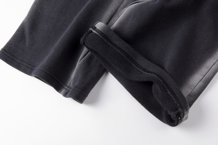 Letter Print Washed Version Hoodie & Pants Set 28688392