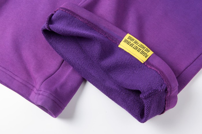 Cracked Letter Print Washed Version Hoodie & Pants Set 2 colors 28688378