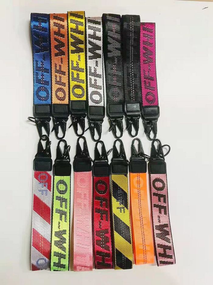 Embroidered Canvas Logo Pendant Keychain 15 colors 28689511