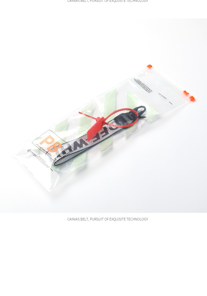 Embroidered Canvas Logo Pendant Keychain 15 colors 28689511