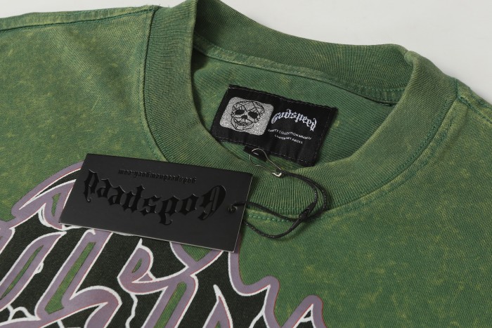 Skeleton Skate Print Washed Versiion Long Sleeve T-Shirt 2 colors 28691920