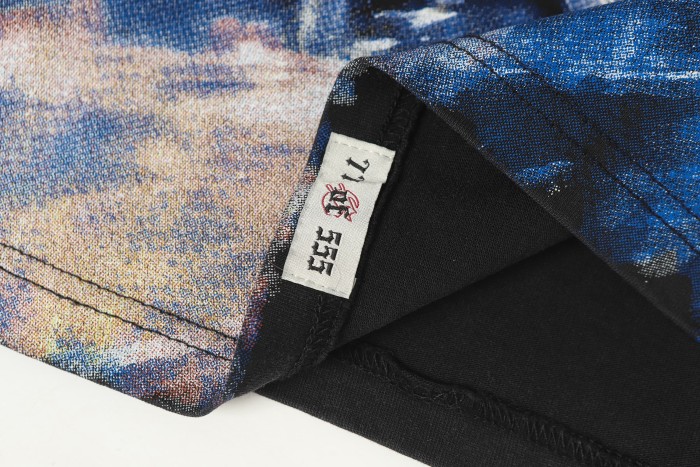 Skeleton Skate Print Washed Versiion Long Sleeve T-Shirt 2 colors 28691920