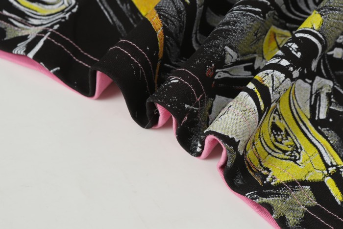 Skeleton Screen-Printed Clothing Washed Version Long Sleeve T-Shirt 2 colors 28691923