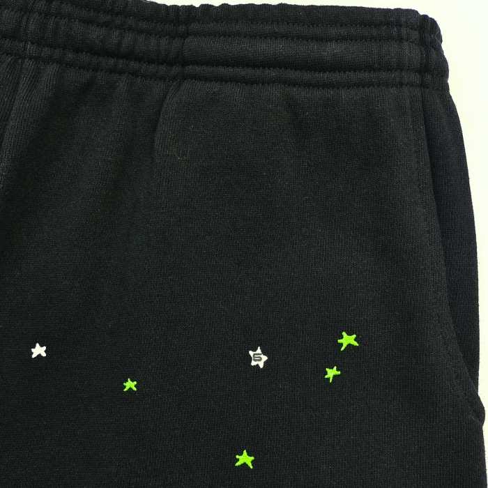 1:1 quality version Green Spider Web Printed Hoodie & Pants Set 28692914