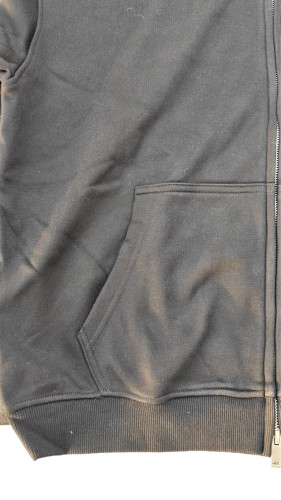 Heavyweight version in pure cotton fabric Hooded Zipper hoodie balaclava 28693314