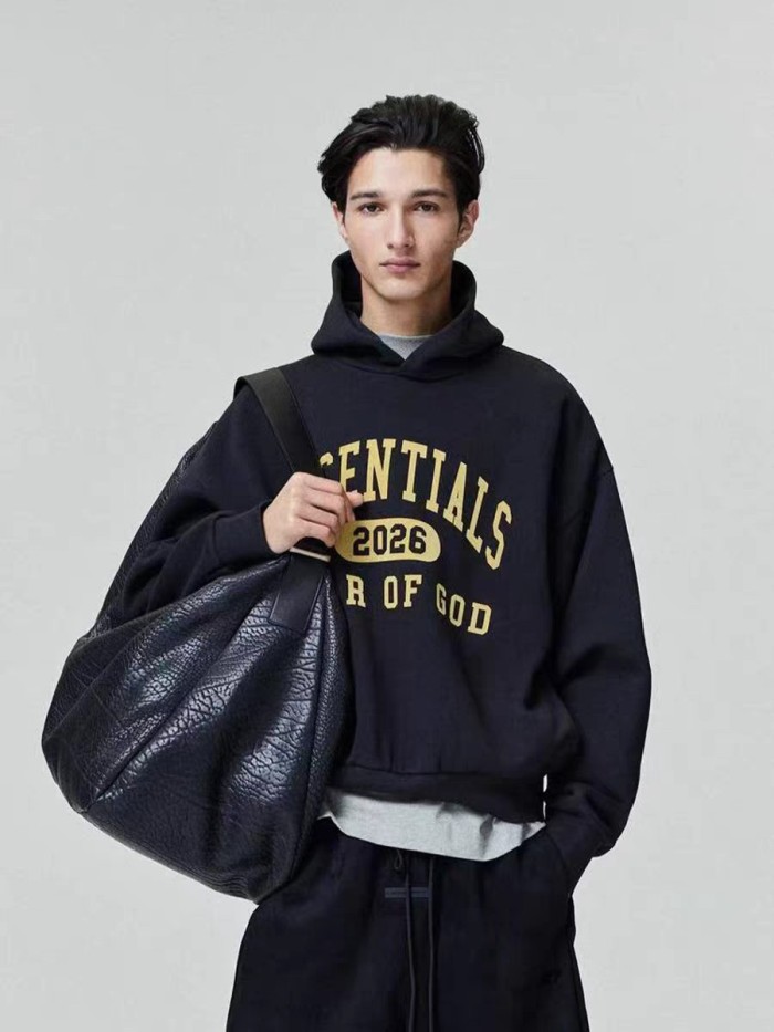 [Big & Tall for weights up to 220 lbs]1:1 quality version 2026 3D Silicone Letter Print Hoodie 28692793