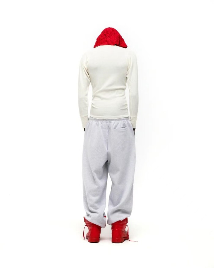 [Big & Tall for weights up to 220 lbs]1:1 quality version Red Letter Print Zipper Hoodie & Pants Set 28692870