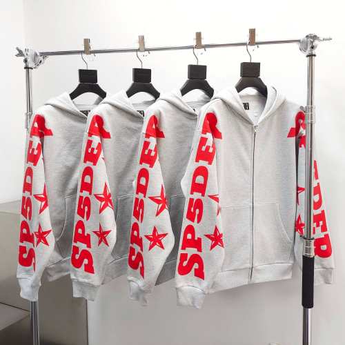 [Big & Tall for weights up to 220 lbs]1:1 quality version Red Letter Print Zipper Hoodie & Pants Set 28692870