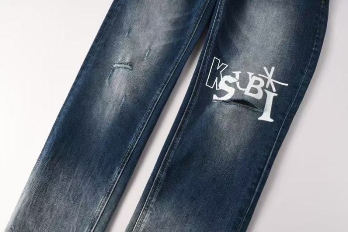 1:1 quality version Gradient-Washed Blue Jeans 28694042