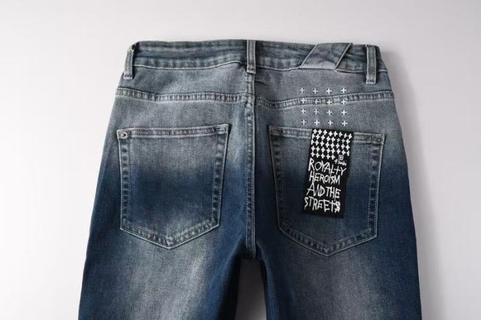 1:1 quality version Gradient-Washed Blue Jeans 28694042