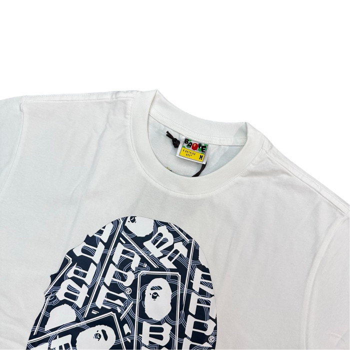 1:1 quality version Ape Man Patchwork Pattern Printed Tee 2 colors 28694971