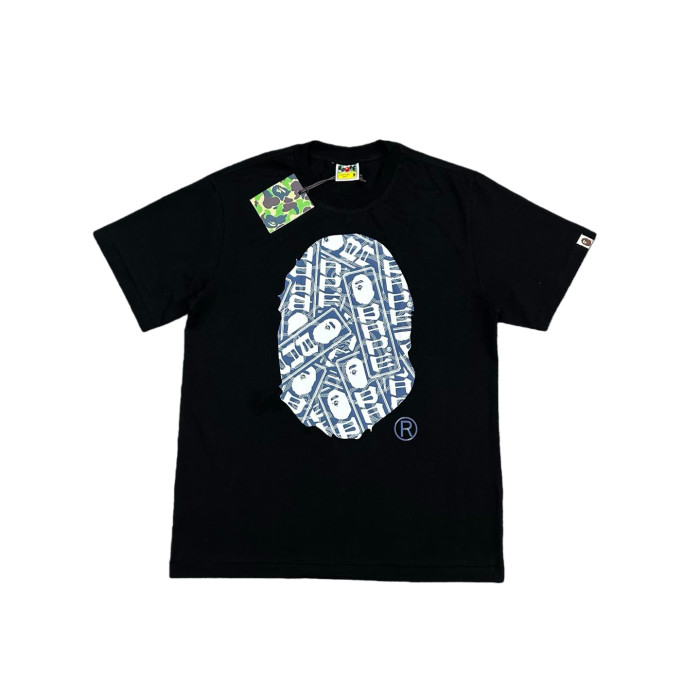 1:1 quality version Ape Man Patchwork Pattern Printed Tee 2 colors 28694971