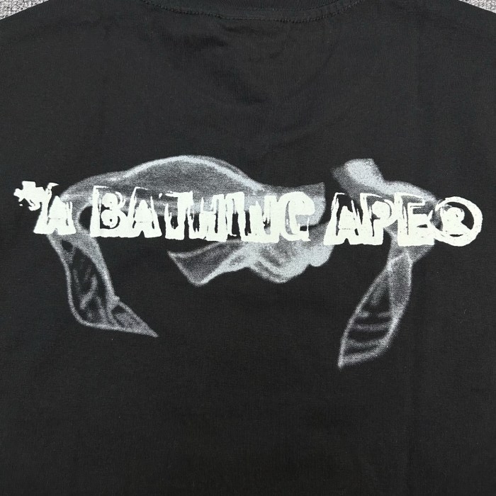 1:1 quality version Mosquito Coil Circle Ape Head Print Tee 2 colors 	 28694942