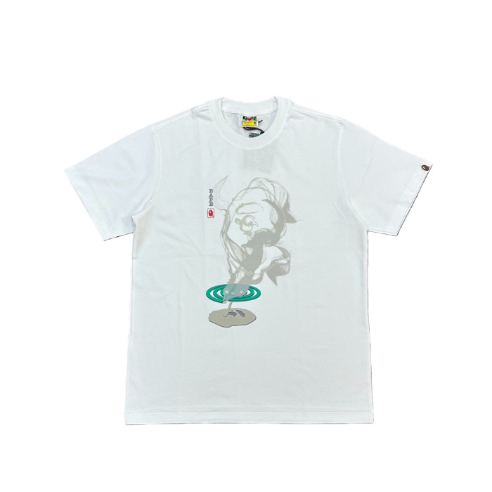 1:1 quality version Mosquito Coil Circle Ape Head Print Tee 2 colors 	 28694942