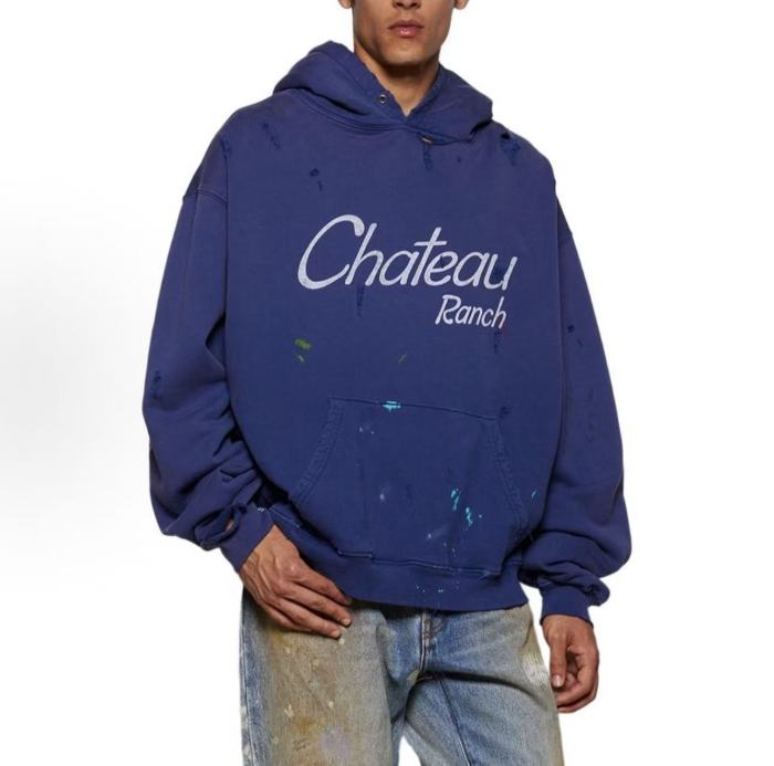 [Big & Tall for weights up to 260 lbs]1:1 quality version Chateau Ranch Hand-Painted OS Hoodie 28695154