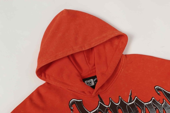 Wear Holy Images Print Washed Hoodie 2 colors 28696539