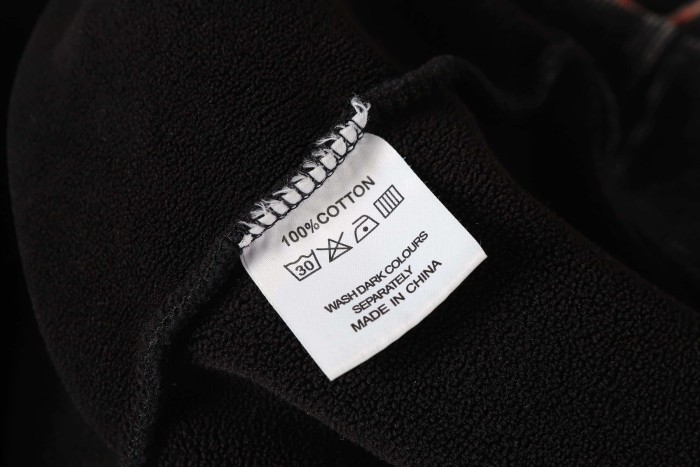 Black Cycling Suit Skull Print Washed Hoodie 2 colors 28696537