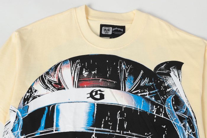 Skeleton Racer Trophy Print Washed Version Tee 2 colors 28696499