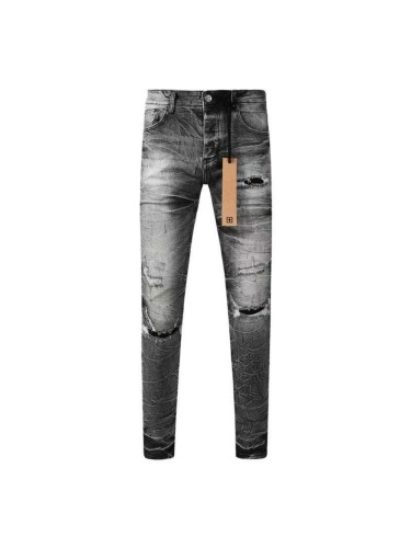 1:1 quality version Ragged Pattern Ripped Jeans 28700615
