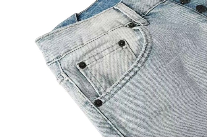 1:1 quality version Worn Hole Logo Printed Jeans 28700619
