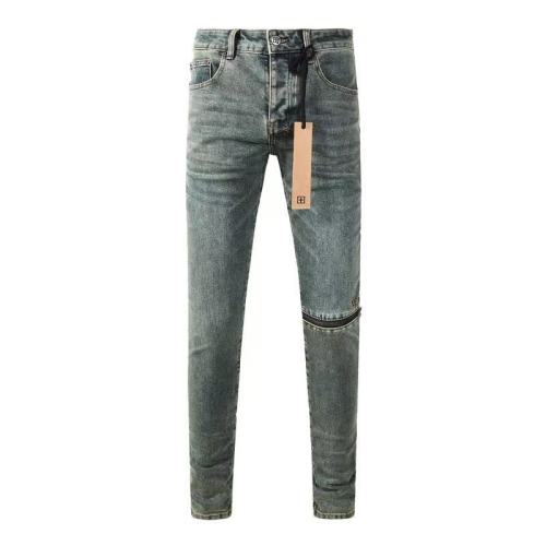 1:1 quality version Knee Zipper Hole Ripped Jeans 28700616