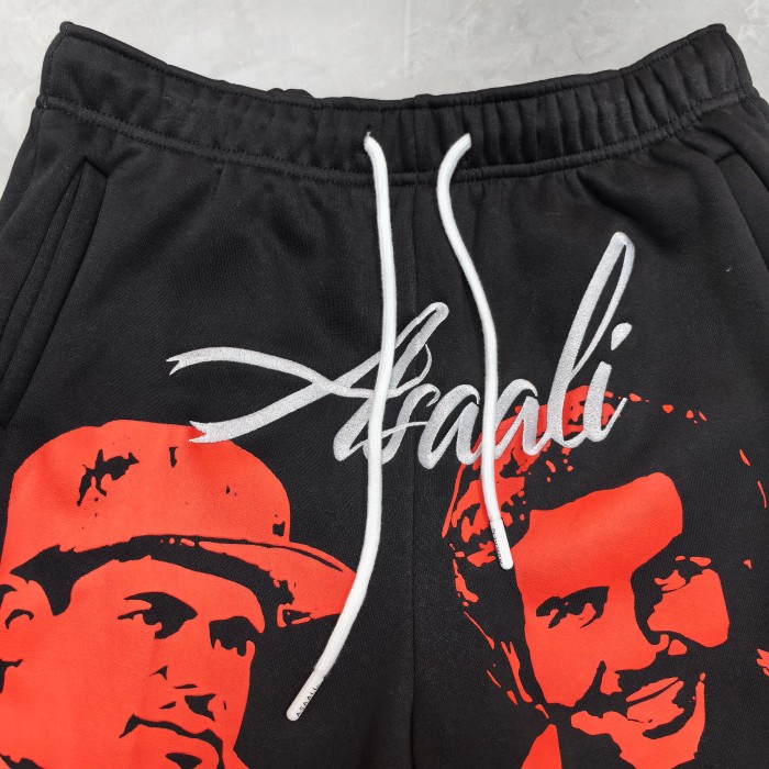 1:1 quality version Portrait Alphabet Printed Fleece-Lined Sweatpants 3 colors 28702219