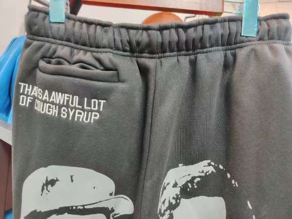 1:1 quality version Portrait Alphabet Printed Fleece-Lined Sweatpants 3 colors 28702219