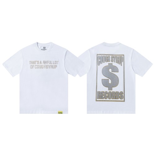 Rhinestone Letter Back Dollar Sign Print Tee 28702266