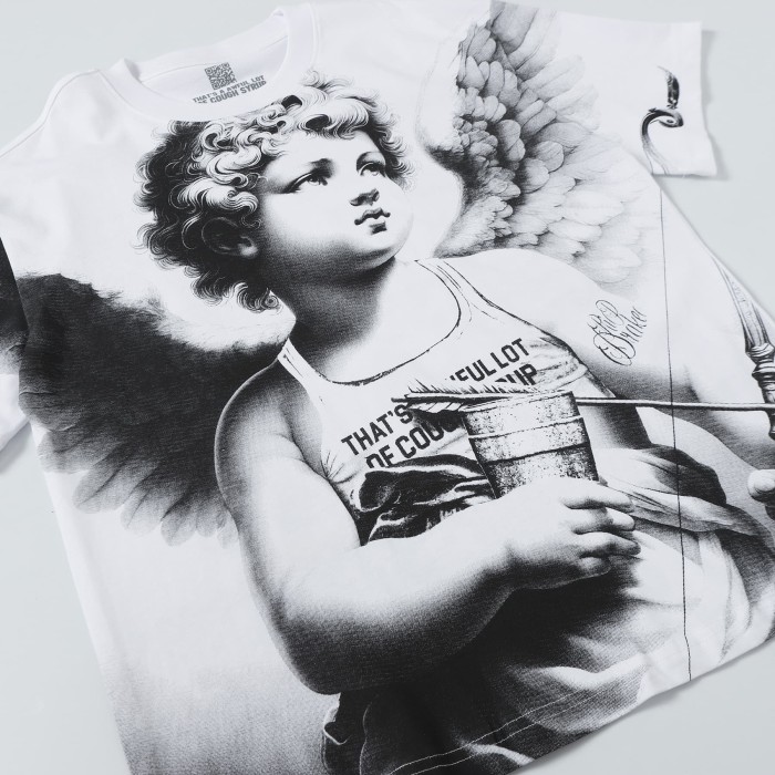 Pink Angel Print Tee 4 colors 28599022