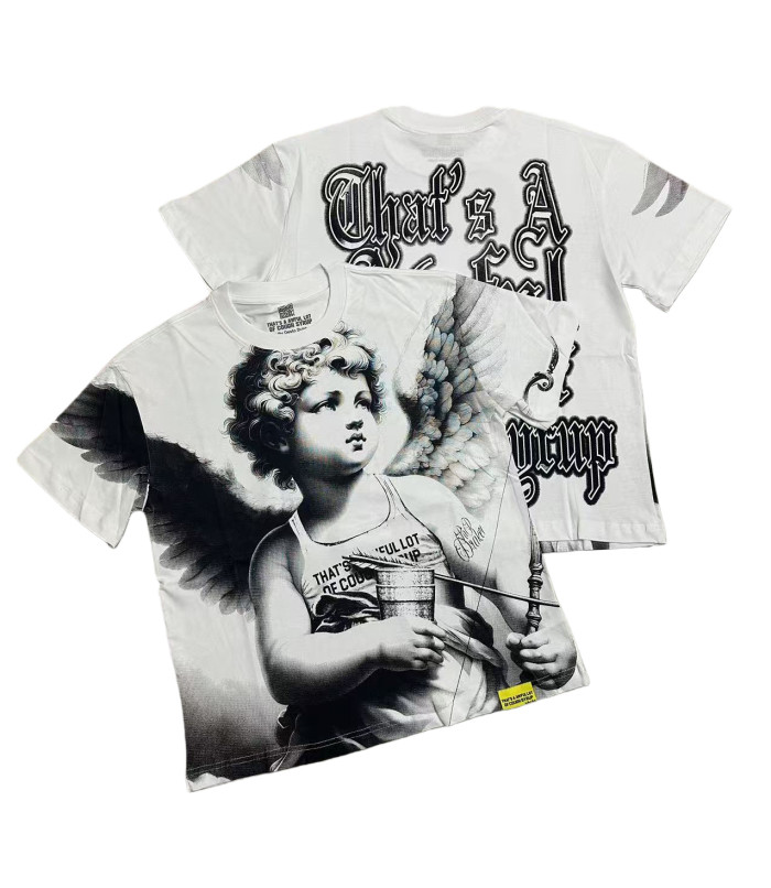 Pink Angel Print Tee 4 colors 28599022