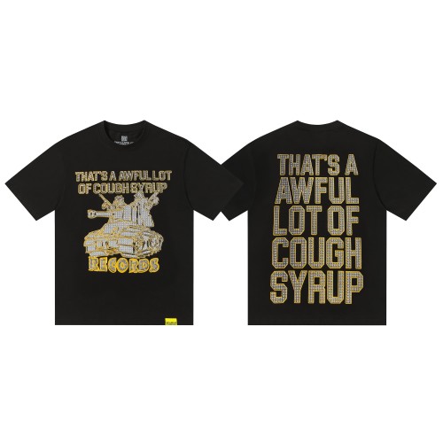 Rhinestone Letter Tank Top Print Tee 28702263