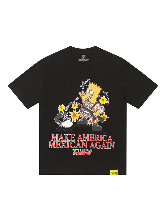 Cartoon Character Print Tee 28703154